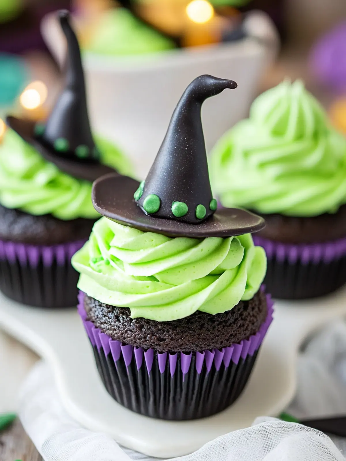 Wicked Witch Cupcakes: Fun and Easy Spooktacular Treats 4 Wicked Witch Cupcakes