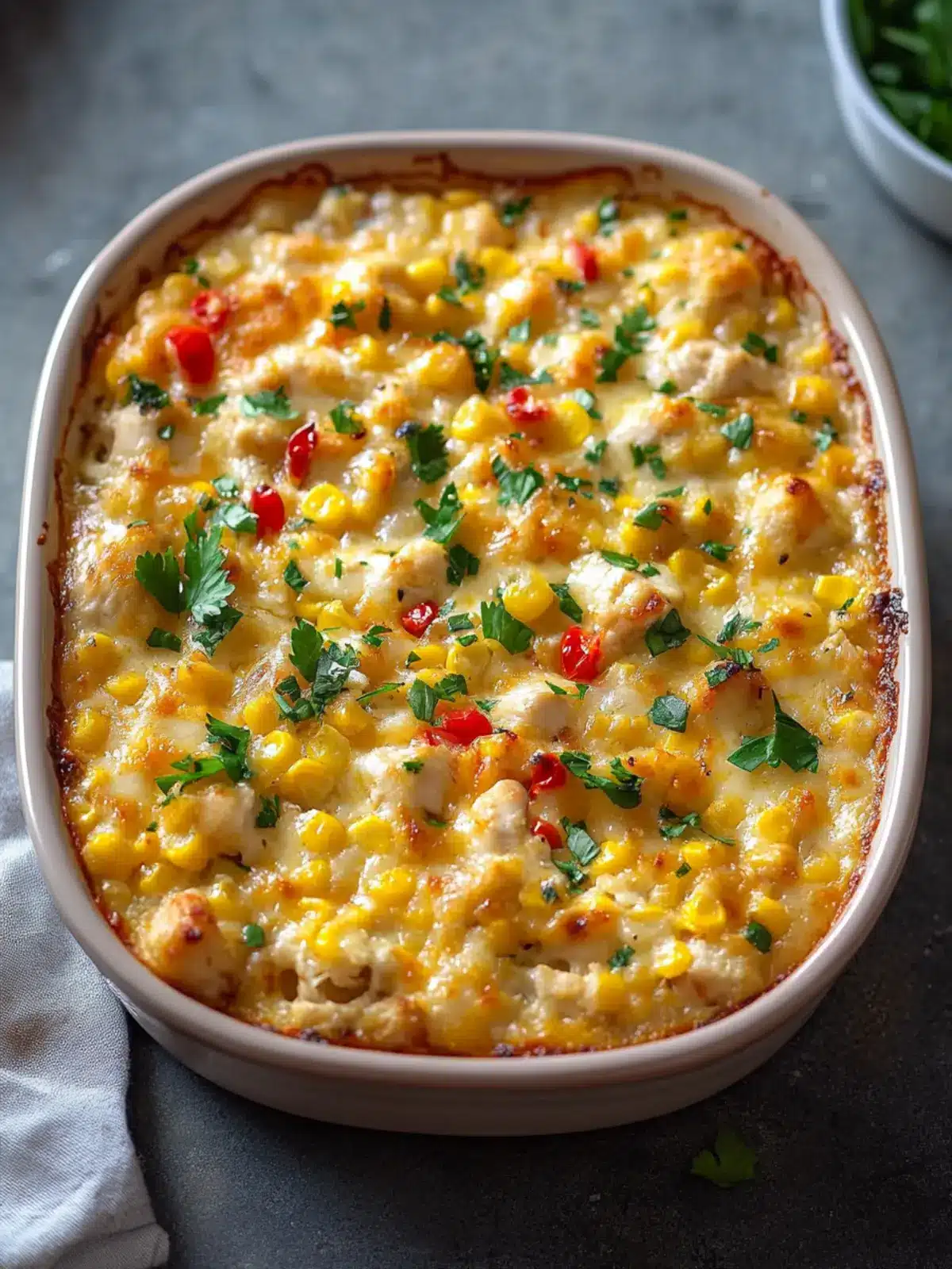 Street Corn Chicken Casserole