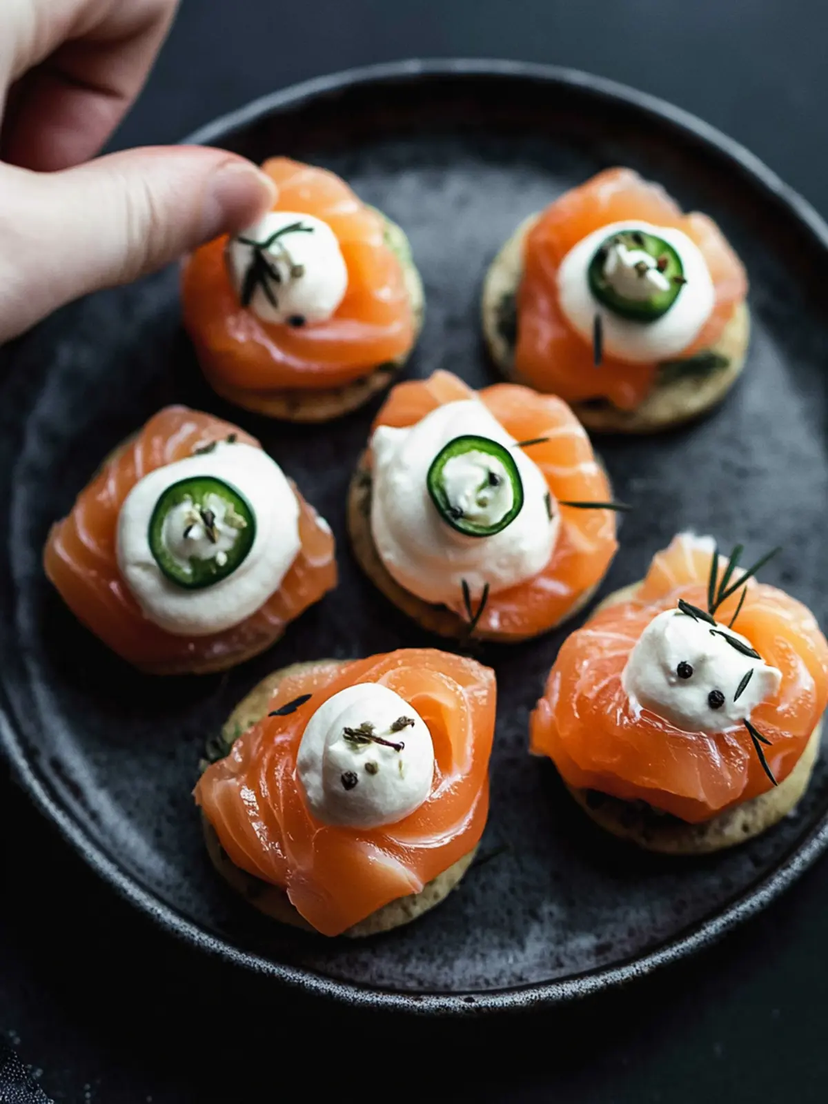 Easy Smoked Salmon Canapes