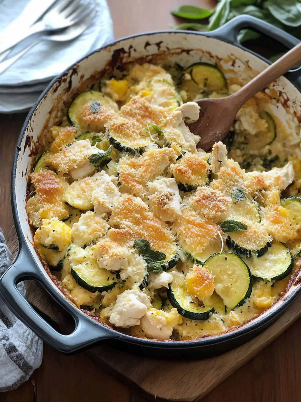 Chicken Zucchini Casserole