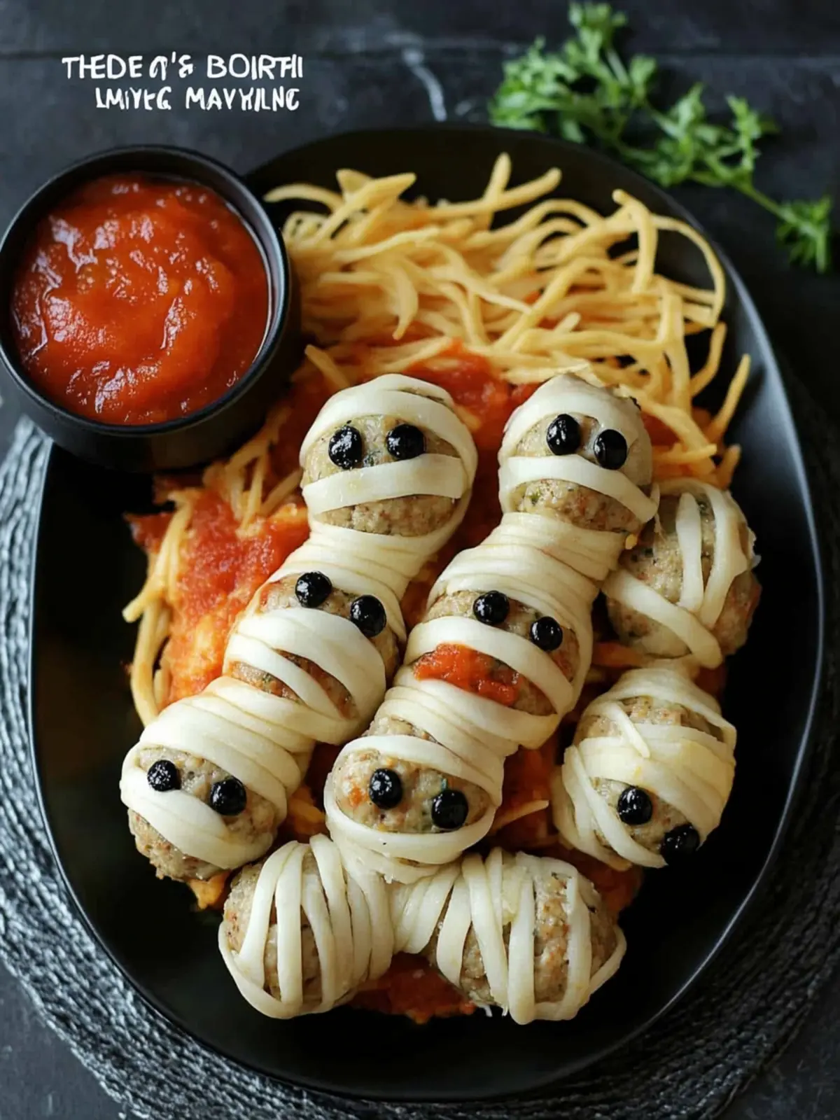 Meatball Mummies