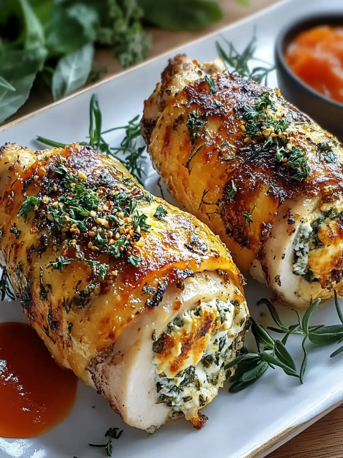 Herbed Ricotta Stuffed Chicken Rolls for a Flavor-Packed Dinner 5 Herbed Ricotta Stuffed Chicken Rolls