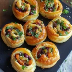 Dabeli Puff Pastry Swirl: A Flavorful Twist on Appetizers 2 Dabeli Puff Pastry Swirl