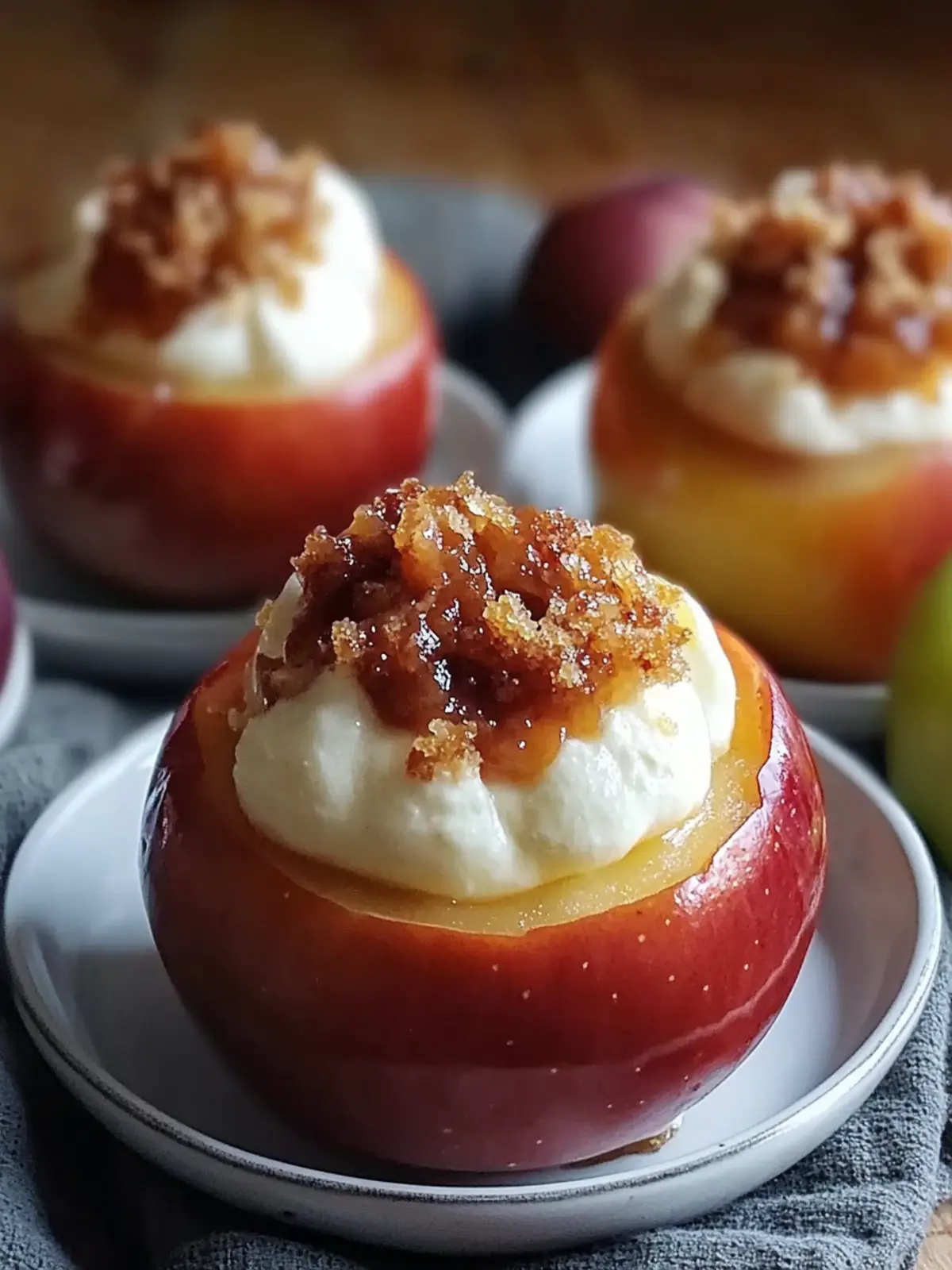 Delicious Cheesecake Stuffed Baked Apples for Cozy Nights 3 Cheesecake Stuffed Baked Apples