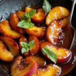 Caramelized Skillet Peaches
