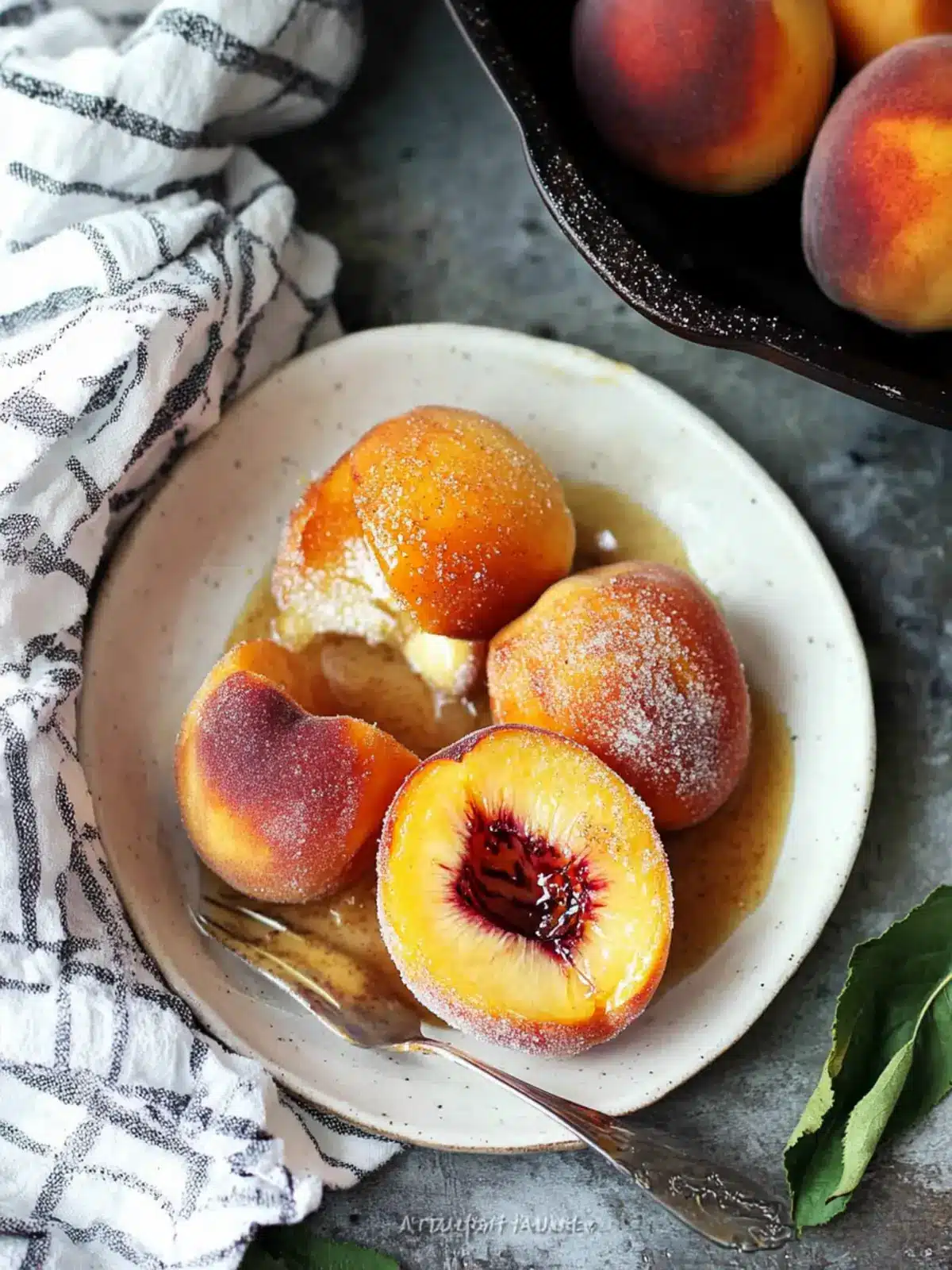 Cinnamon Sugar Baked Peaches: A Sweet Twist on Summer Joy 3 Cinnamon Sugar Baked Peaches