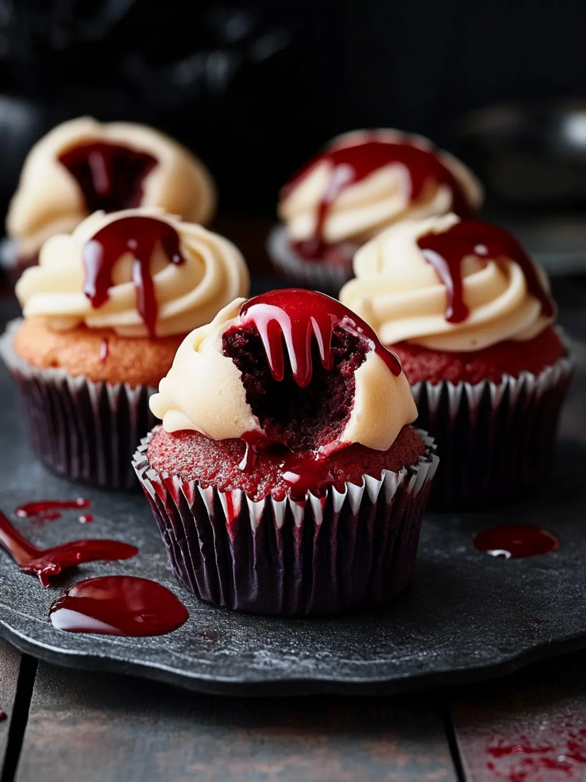 Vampire Bite Halloween Cupcakes That Wow Your Guests 2 Vampire Bite Halloween Cupcakes