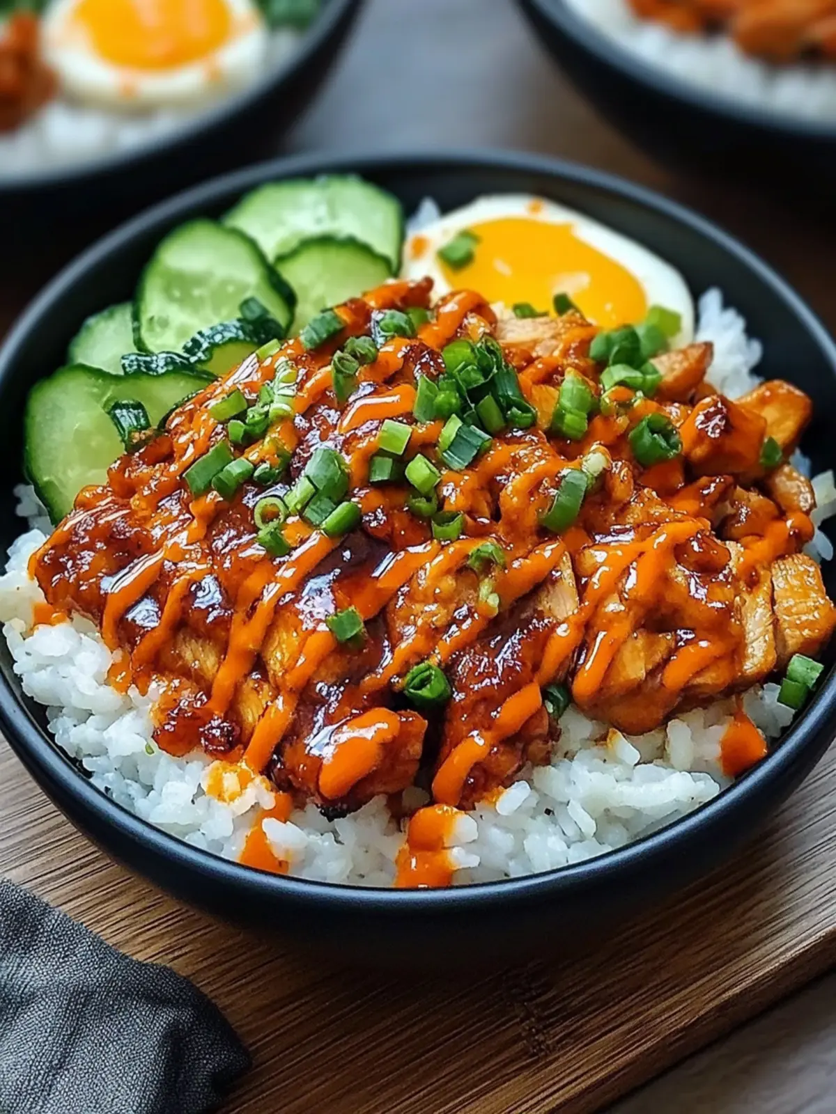 Korean Chicken Rice Bowls