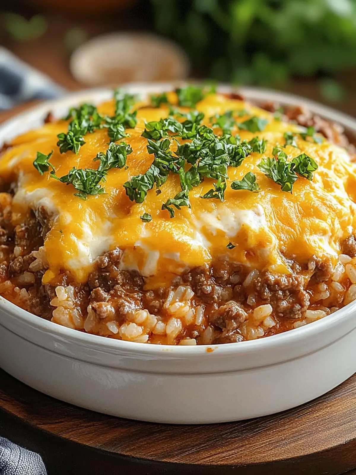 Cheesy Beef and Rice Casserole Delight for Cozy Family Nights 3 Cheesy Beef and Rice Casserole Delight