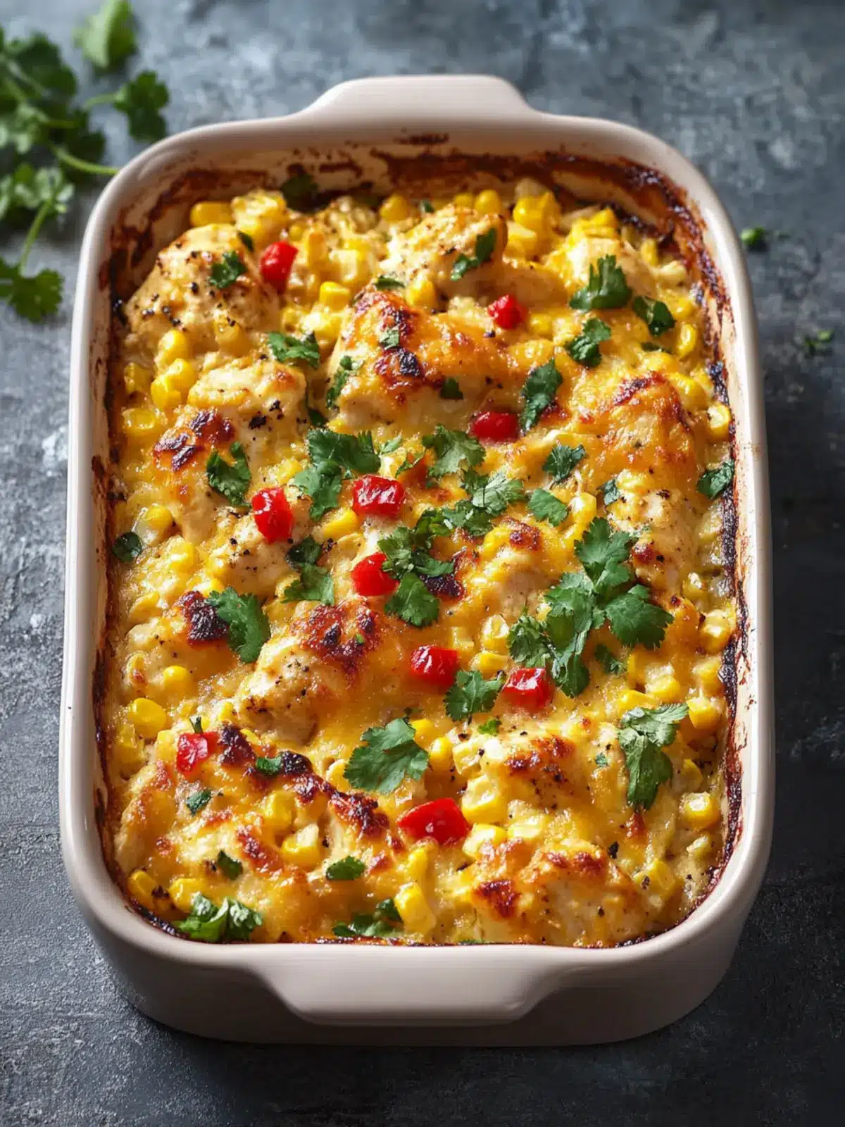 Street Corn Chicken Casserole