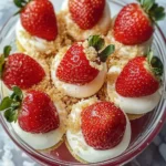 Cheesecake Deviled Strawberries