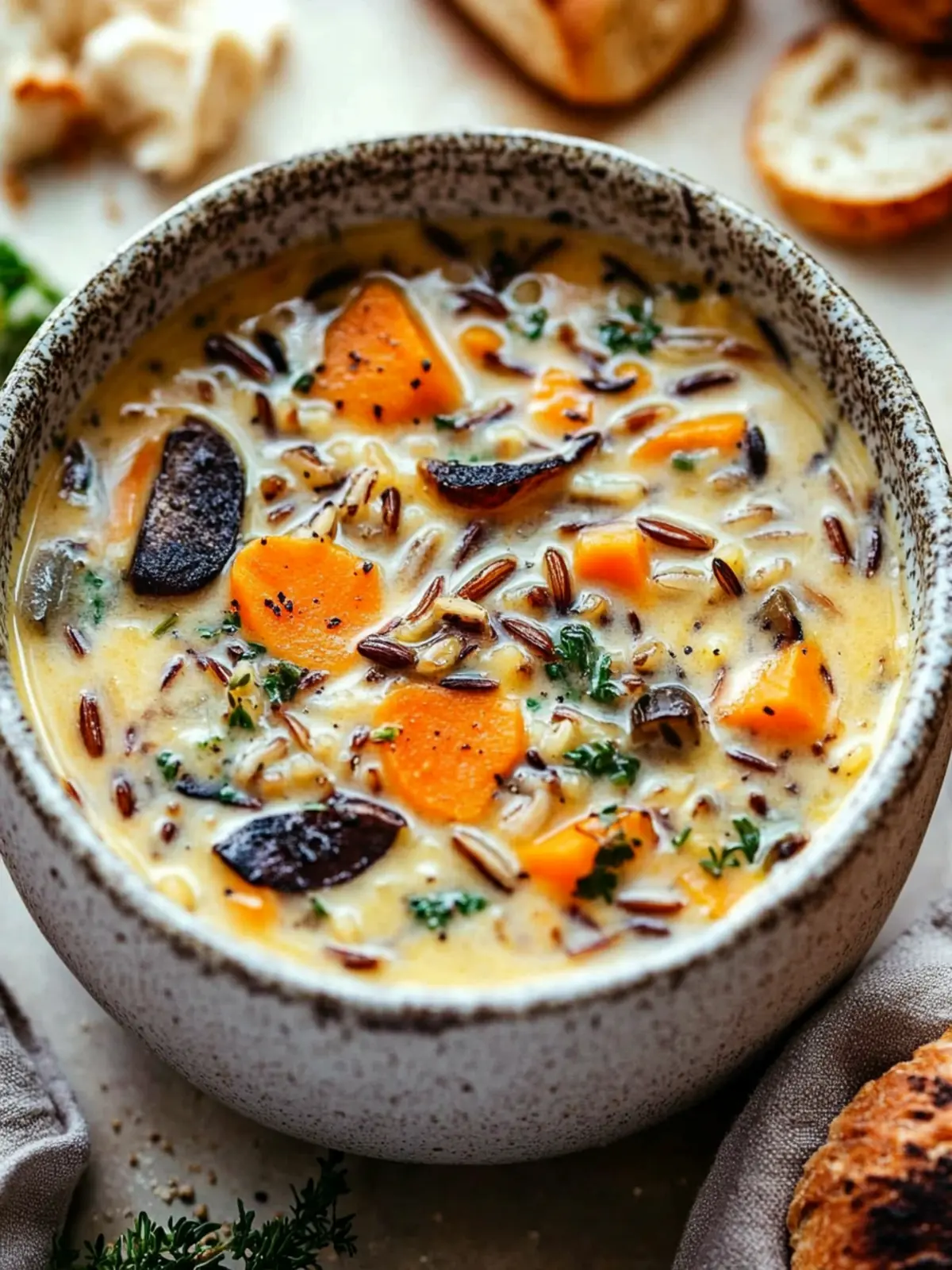 Autumn Wild Rice Soup