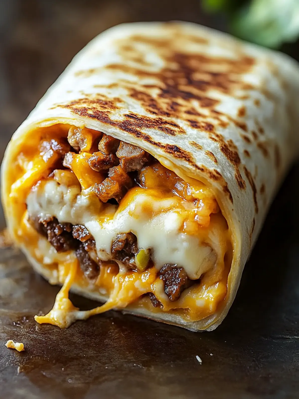 Easy Grilled Cheese Burrito