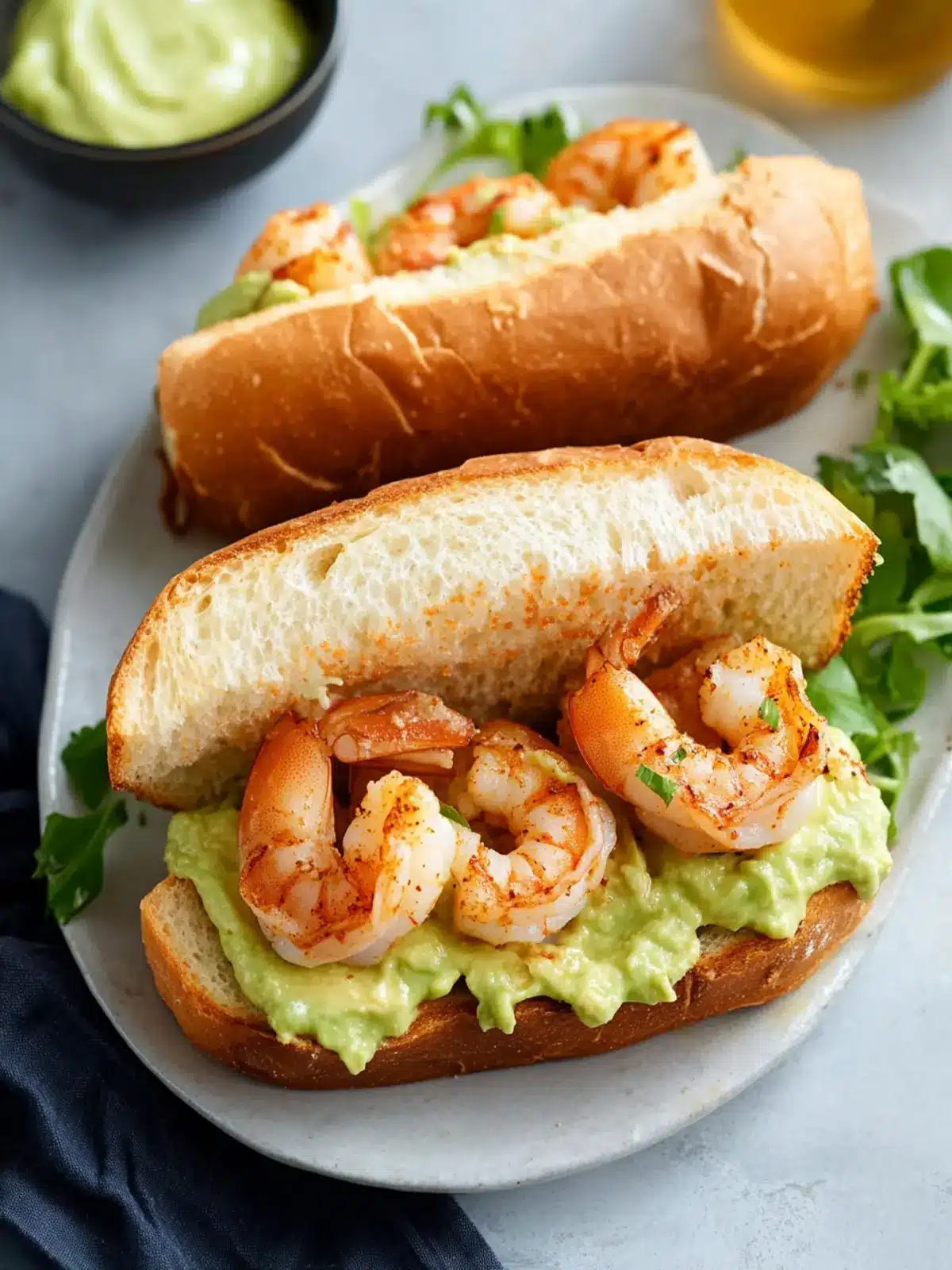 Spicy Shrimp Sandwich with Chipotle Avocado Mayonnaise Bliss 5 Spicy Shrimp Sandwich with Chipotle Avocado Mayonnaise