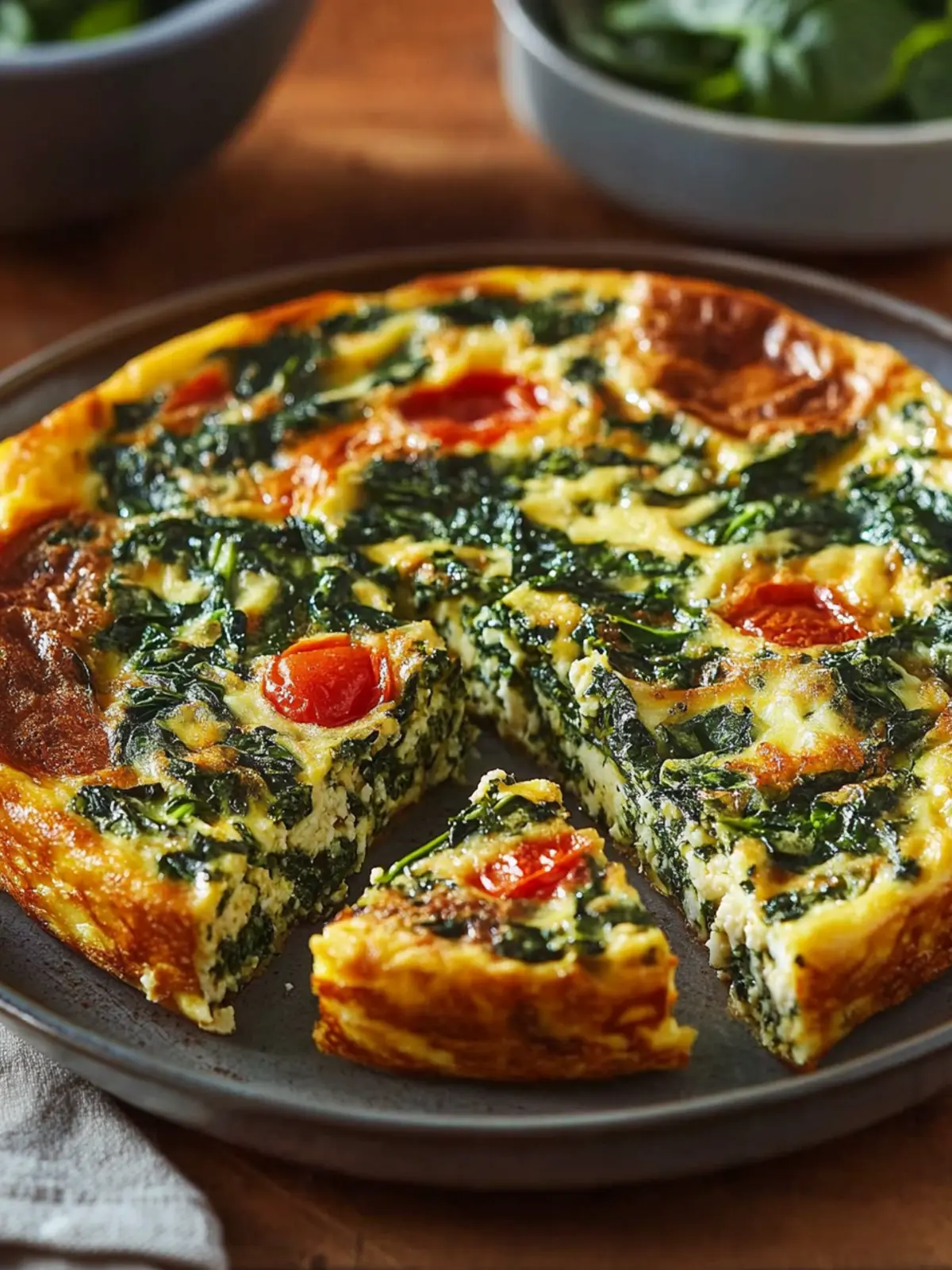 Perfect Spinach Frittata