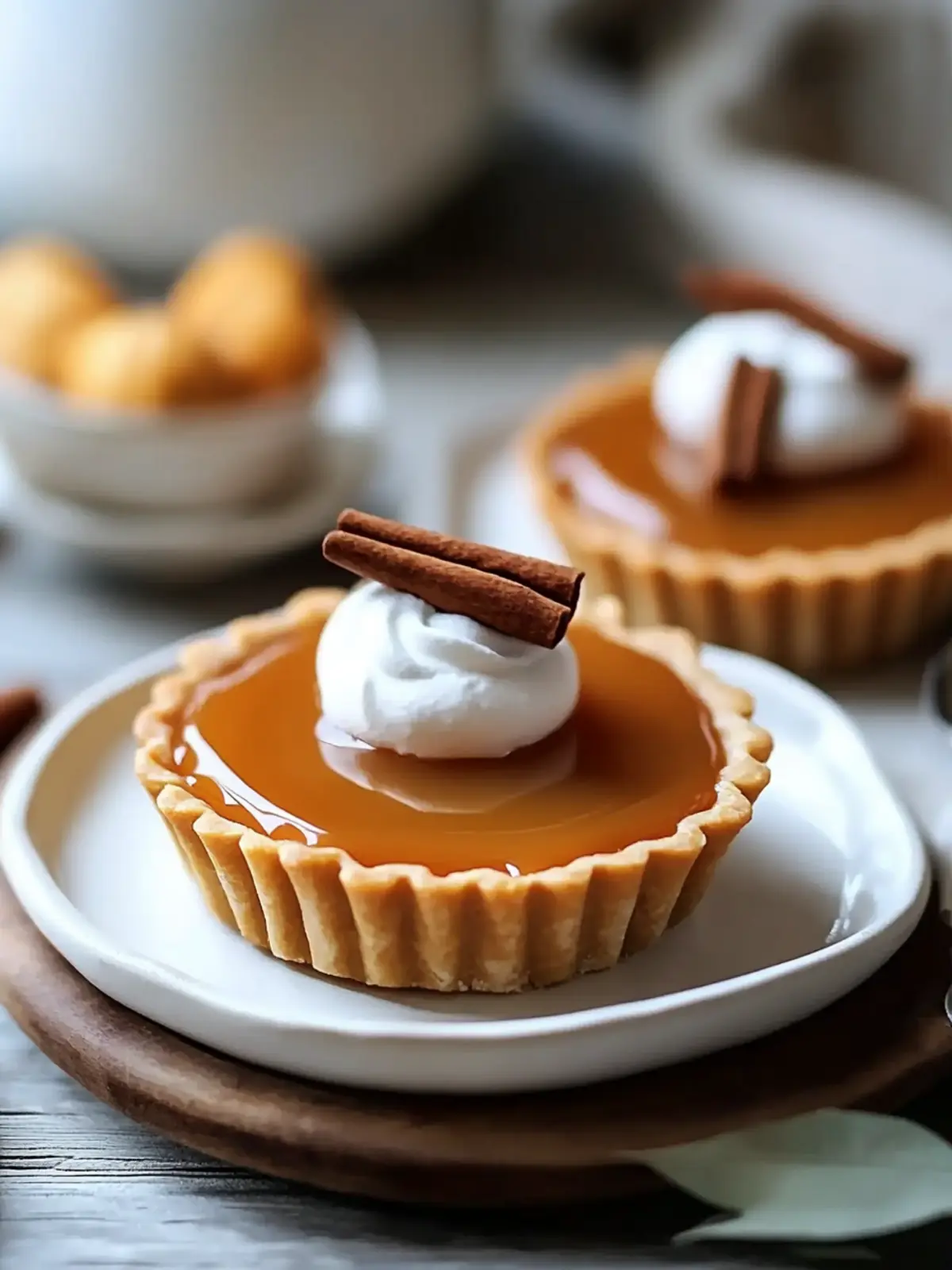 Pumpkin Spice Caramel Tarts: Fall's Irresistible Sweet Treat 3 Pumpkin Spice Caramel Tarts