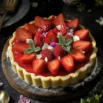 Savory Meets Sweet: Easy Strawberry Kaju Katli Tart Recipe 4 Strawberry Kaju Katli Tart