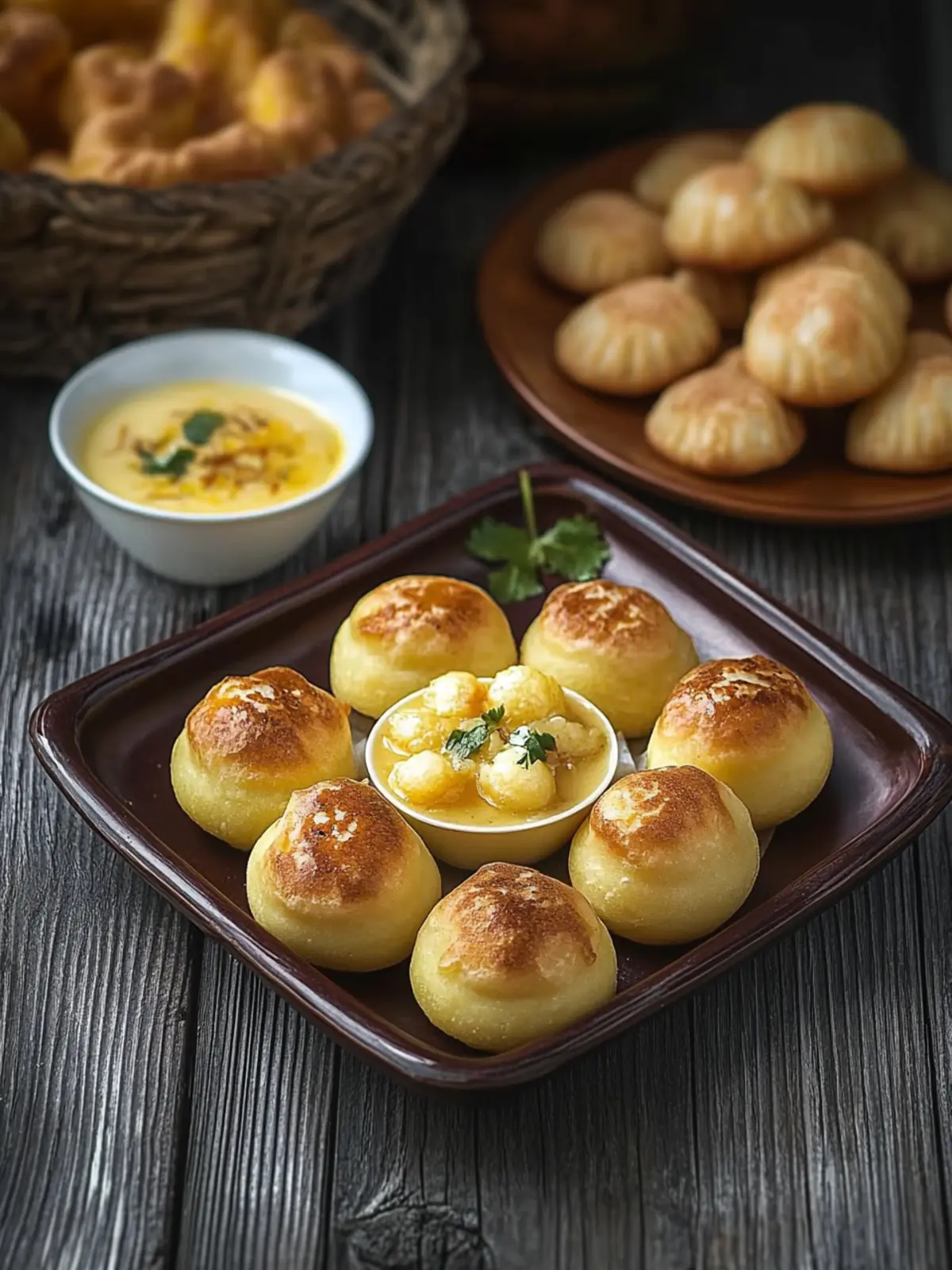Kesar Shrikhand Golgappe: A Fun Twist on Indian Desserts 2 Kesar Shrikhand Golgappe