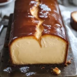 Burnt Basque Cheesecake in a Loaf Pan