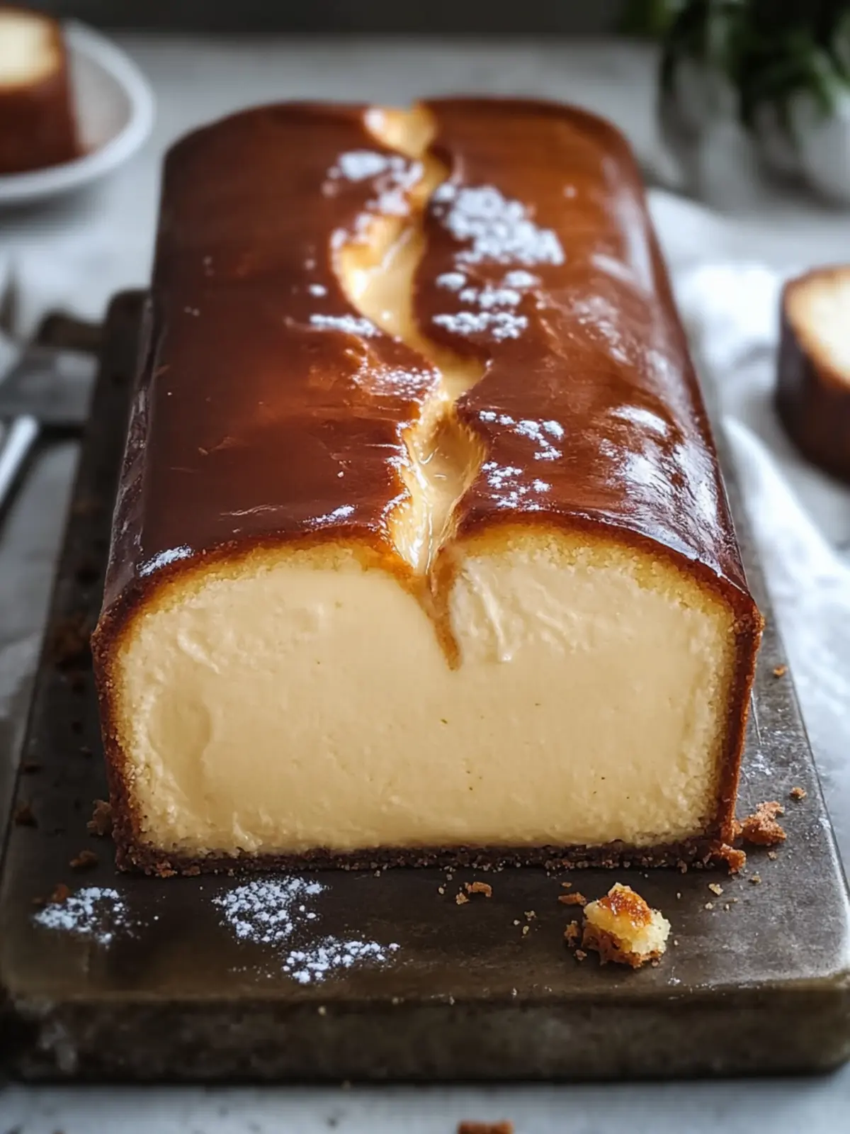 Delicious Burnt Basque Cheesecake in a Loaf Pan Made Easy 5 Burnt Basque Cheesecake in a Loaf Pan