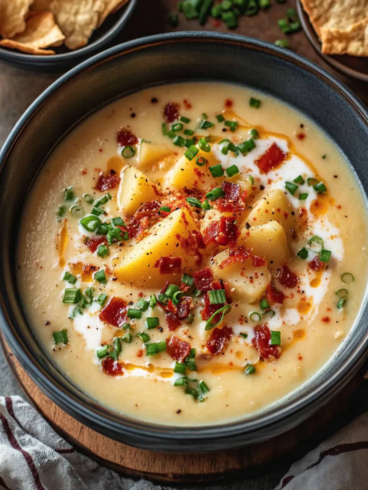 Cozy Loaded Baked Potato Soup to Warm Your Heart and Soul 4 Loaded Baked Potato Soup