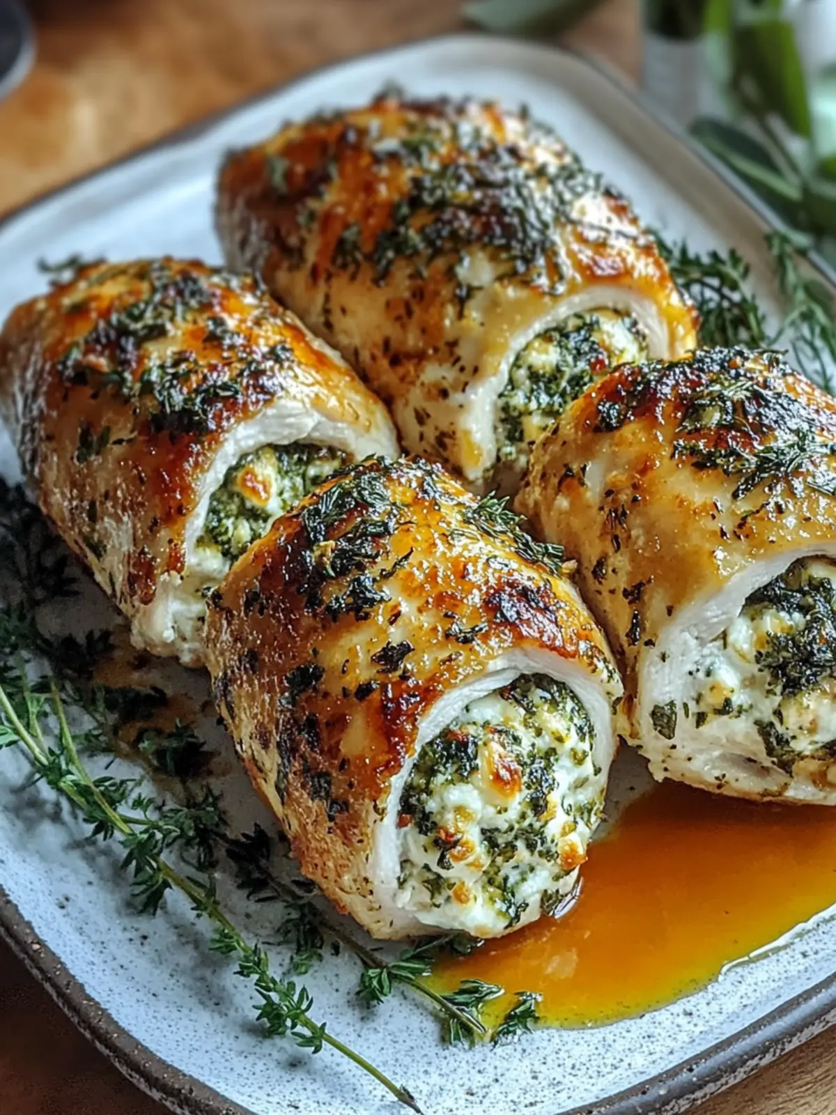 Herbed Ricotta Stuffed Chicken Rolls for a Flavor-Packed Dinner 3 Herbed Ricotta Stuffed Chicken Rolls