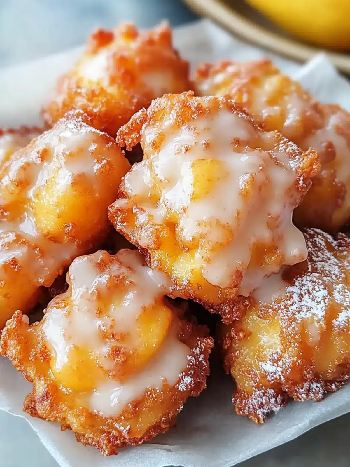 Fresh Peach Fritters
