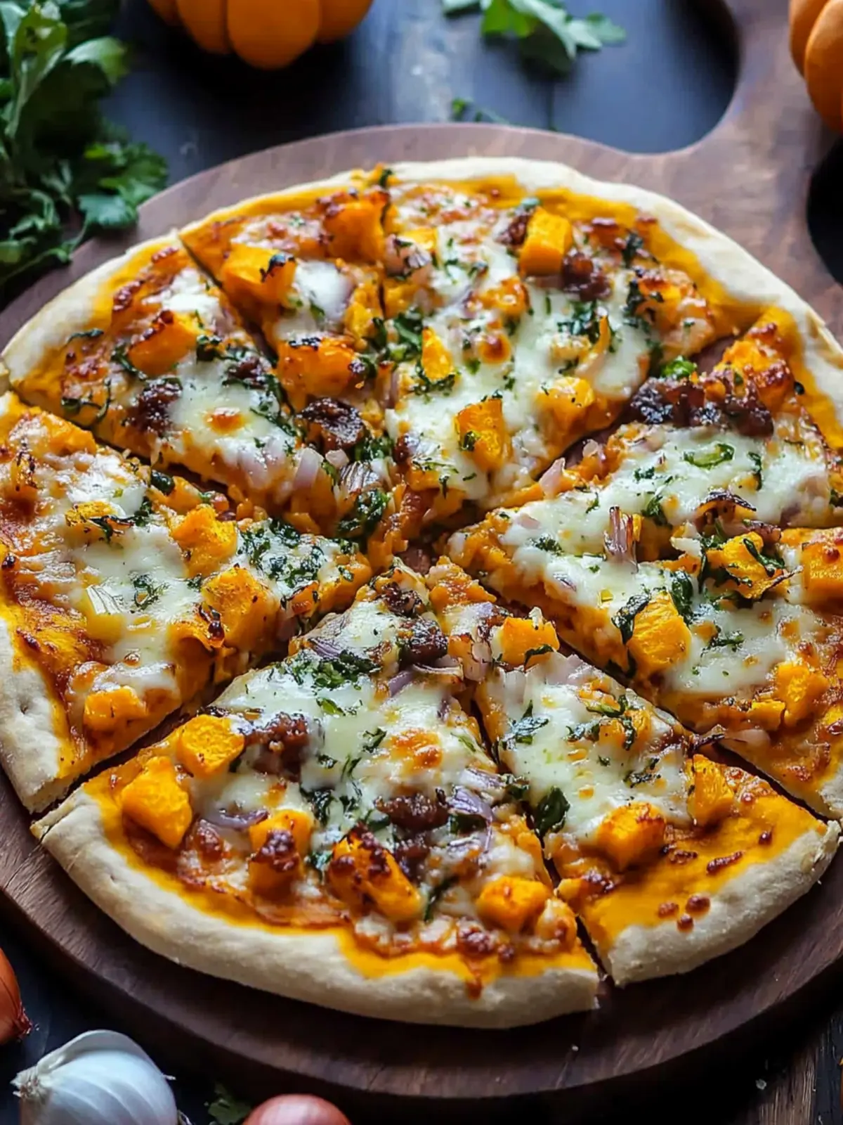 Savory Pumpkin Pizza with Havarti and Caramelized Onions Delight 5 Savory Pumpkin Pizza with Havarti and Caramelized Onions