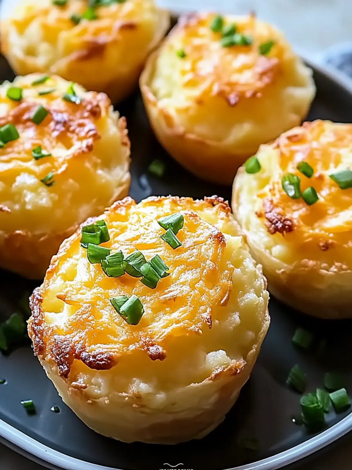Cheesy Mashed Potato Puffs