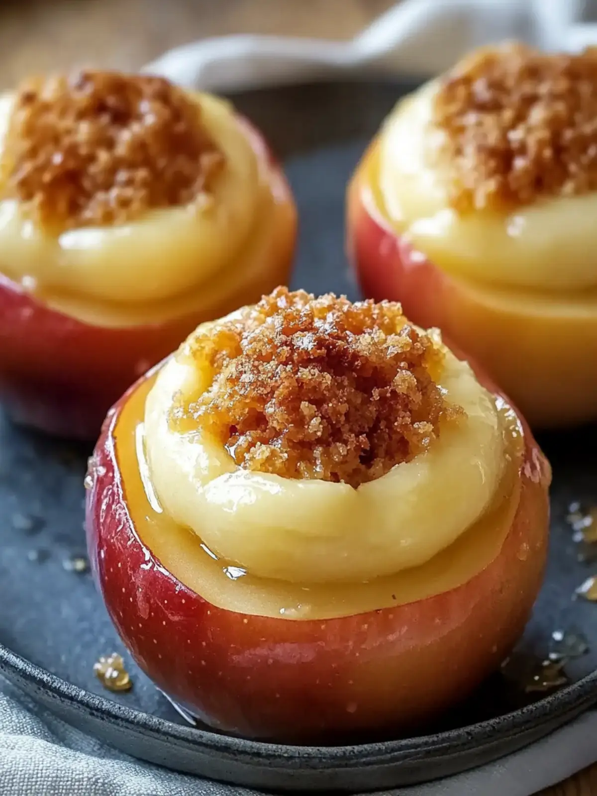 Delicious Cheesecake Stuffed Baked Apples for Cozy Nights 5 Cheesecake Stuffed Baked Apples