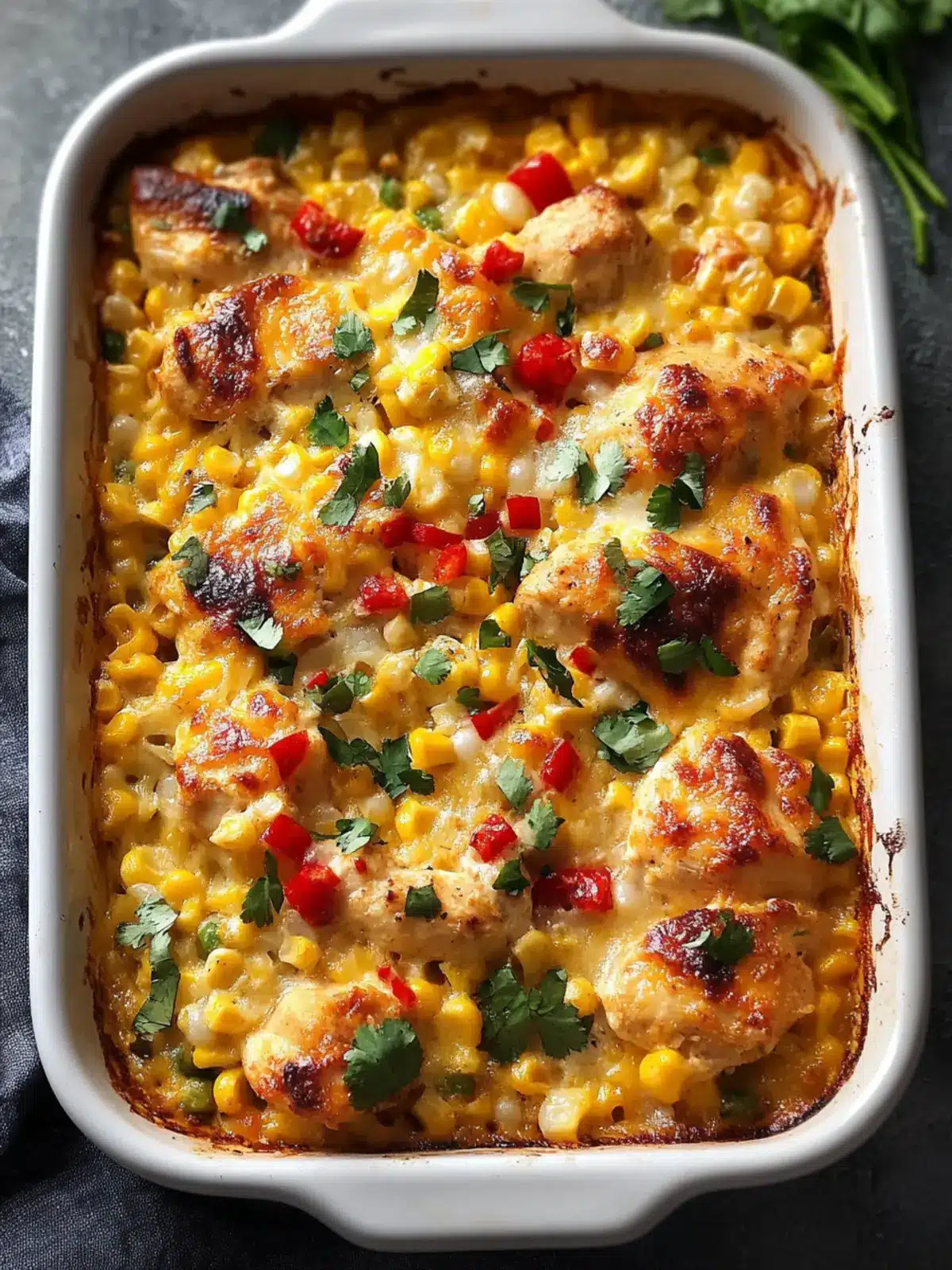 Street Corn Chicken Casserole