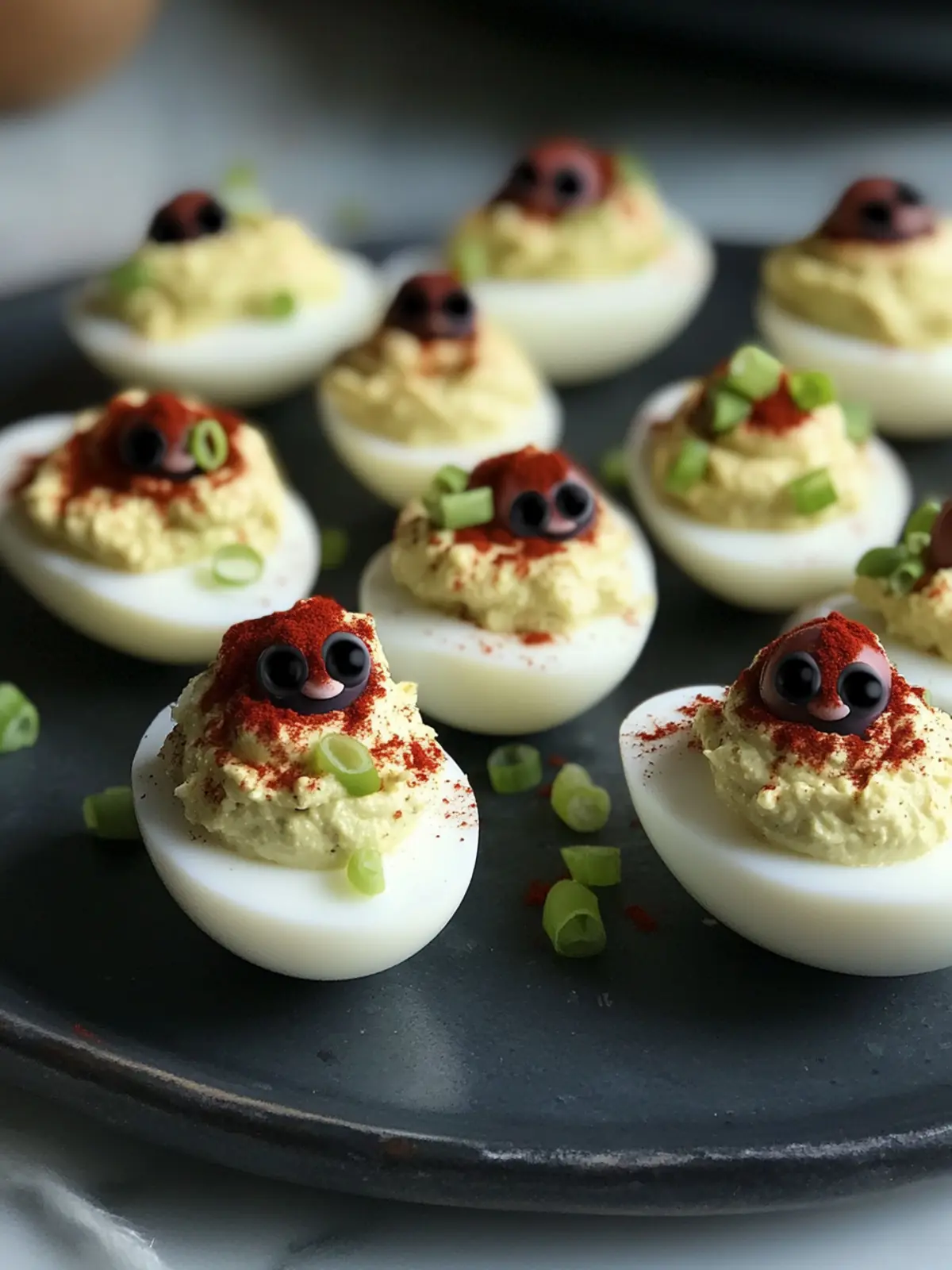 Creepy Deviled Eggs: Spook Up Your Halloween Feast 3 Creepy Deviled Eggs