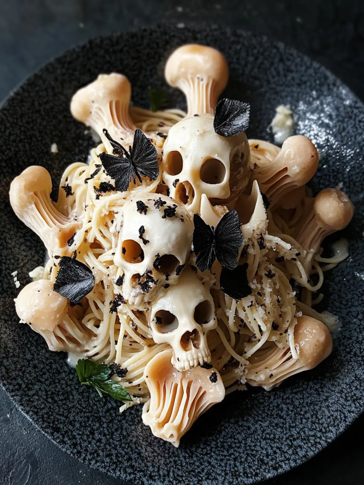 Mushroom Skulls Spooky Pasta: A Halloween Feast to Impress 2 Mushroom Skulls Spooky Pasta