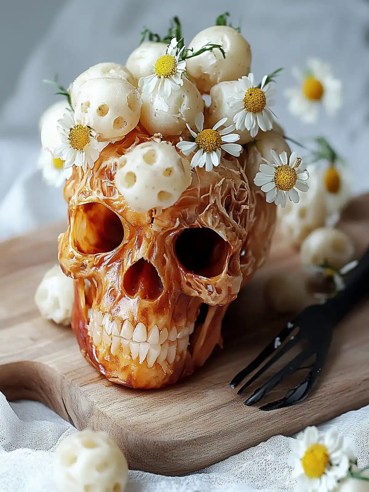 Potato Skulls Steal the Show: Spooky Snack for Halloween 2 Potato Skulls Steal