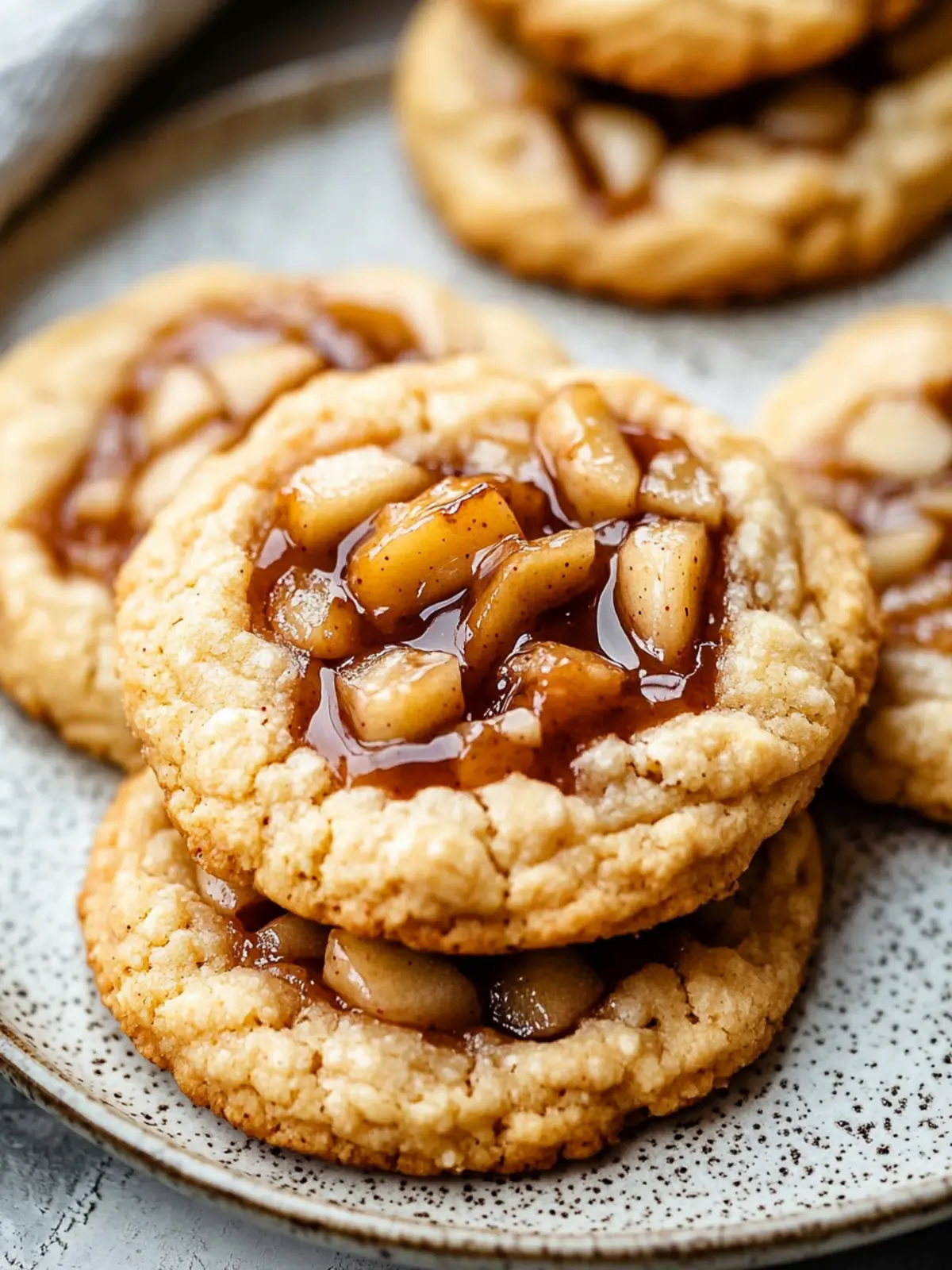 Soft Apple Pie Cookies with Caramel for Cozy Evenings 5 Soft Apple Pie Cookies