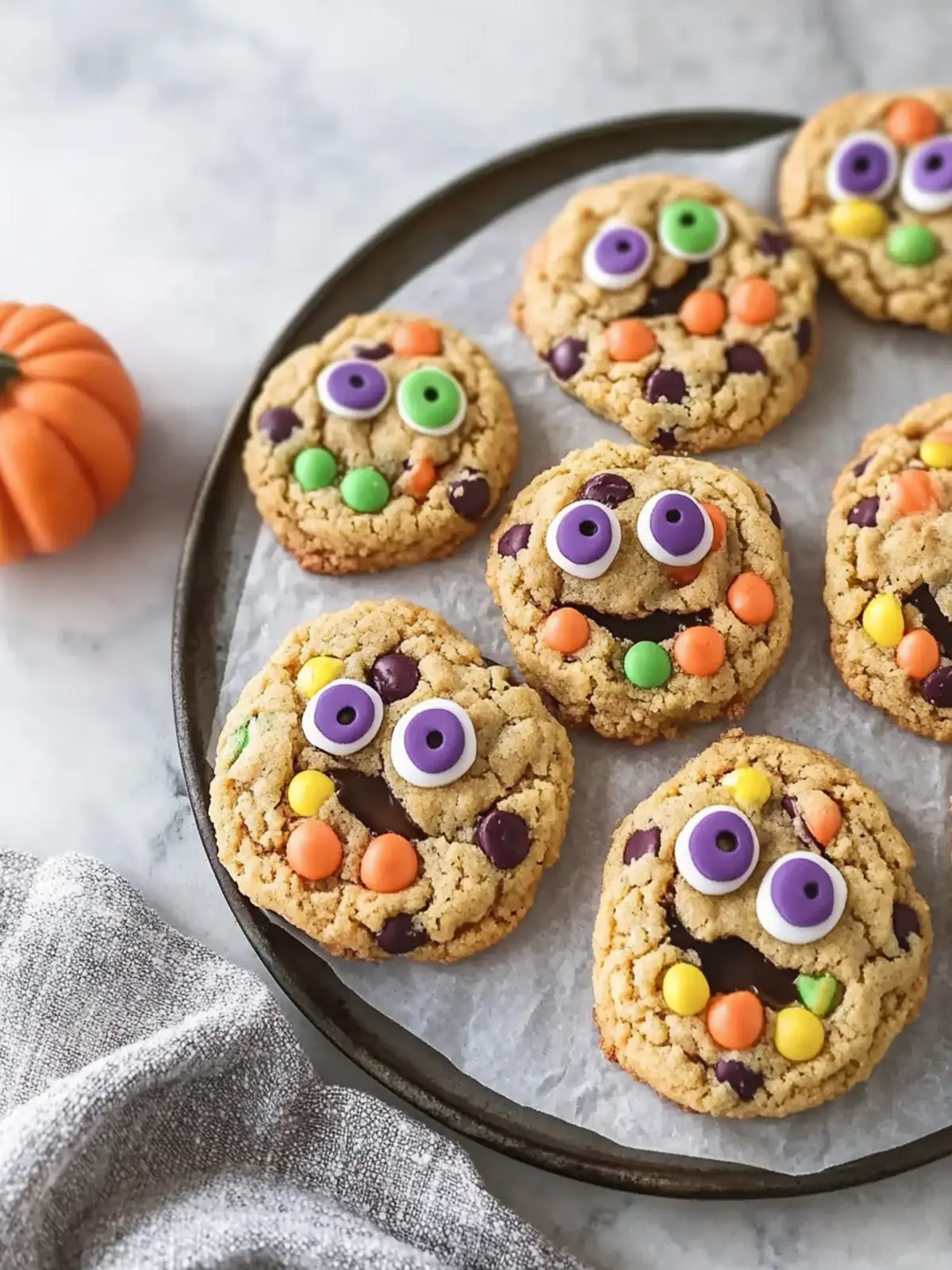 Chewy Halloween Monster Cookies That Kids Will Adore 3 Chewy Halloween Monster Cookies