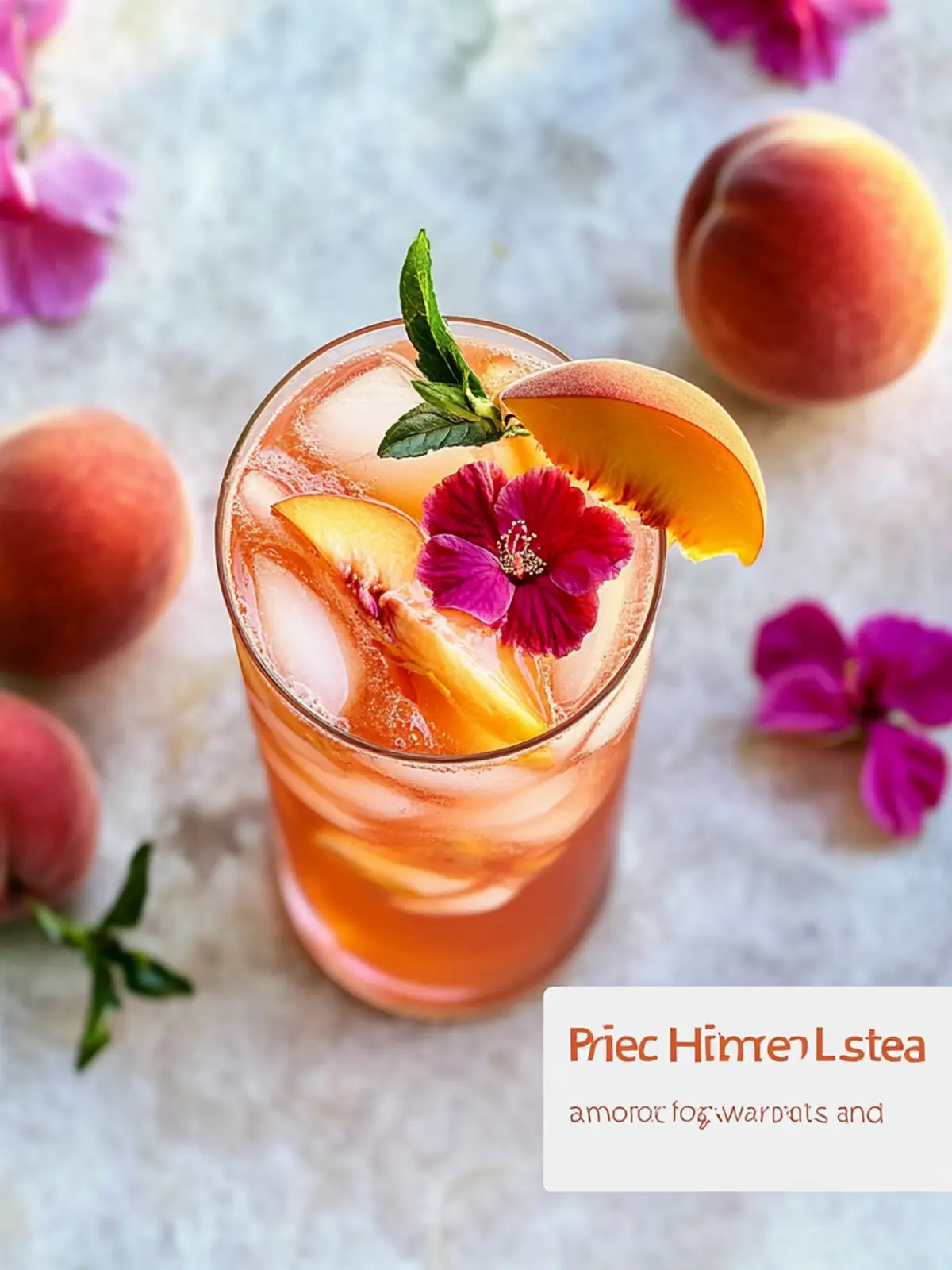 Revitalize Your Summer with Peach Hibiscus Sunset Tea 5 Peach Hibiscus Sunset Tea