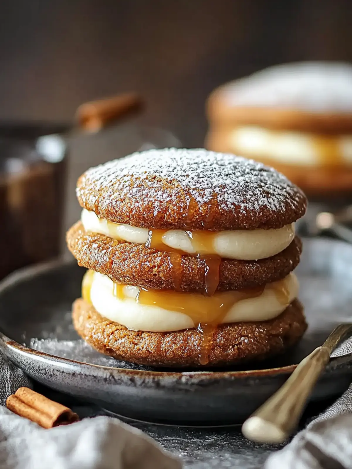 Delicious Apple Cider Whoopie Pie Cookies with Caramel Magic 5 Apple Cider Whoopie Pie Cookies with Caramel