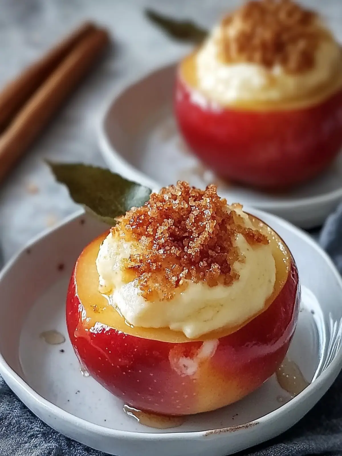 Delicious Cheesecake Stuffed Baked Apples for Cozy Nights 2 Cheesecake Stuffed Baked Apples