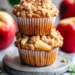 Easy Apple Crumble Muffins