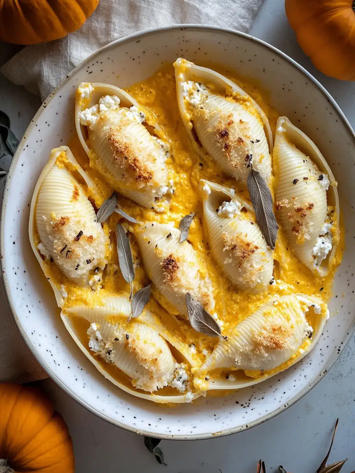 Creamy Pumpkin Ricotta Stuffed Shells for Cozy Fall Evenings 4 Creamy Pumpkin Ricotta Stuffed Shells