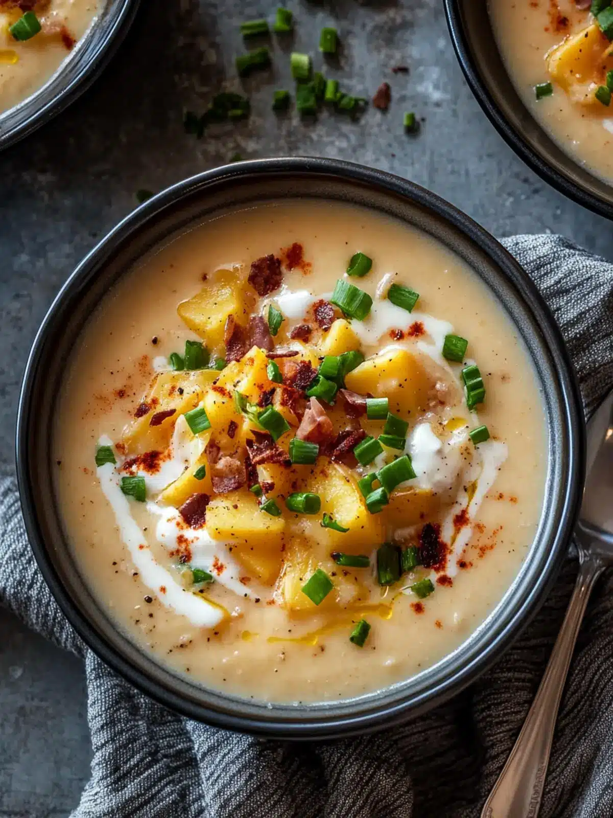 Cozy Loaded Baked Potato Soup to Warm Your Heart and Soul 3 Loaded Baked Potato Soup