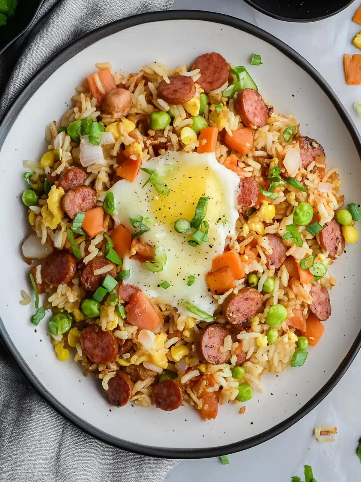 Kielbasa Fried Rice: Quick Dinner Your Family Will Love 5 Kielbasa Fried Rice