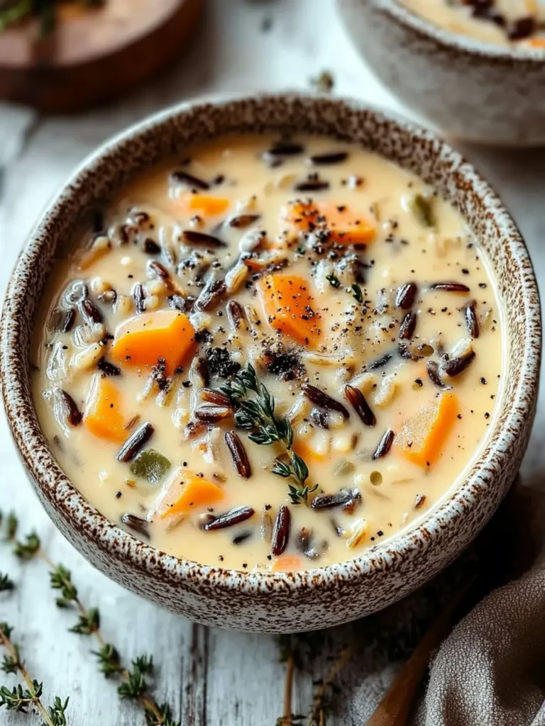 Autumn Wild Rice Soup