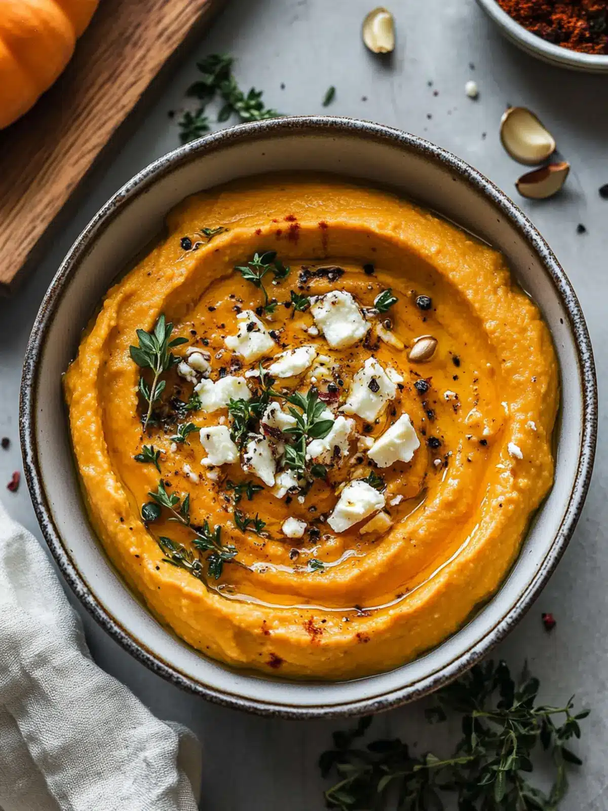 Pumpkin Whipped Feta Dip: A Cozy Fall Flavor Boost 2 Pumpkin Whipped Feta Dip