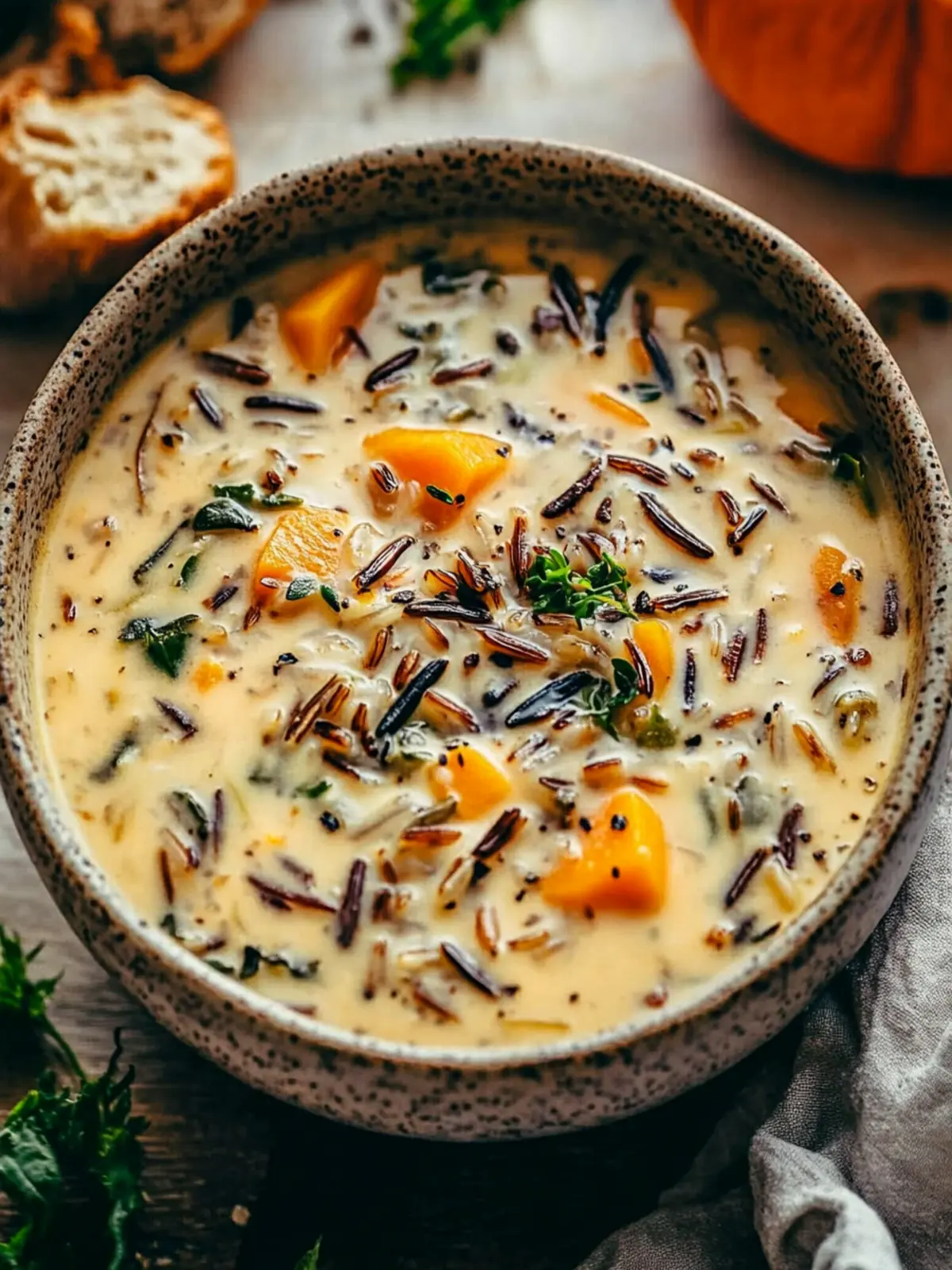Autumn Wild Rice Soup