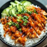Korean Chicken Rice Bowls