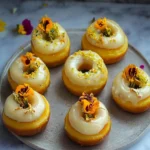 Rasmalai Donuts with Shot of Saffron Milk Delight 3 Rasmalai Donuts + Shot of Saffron Mil