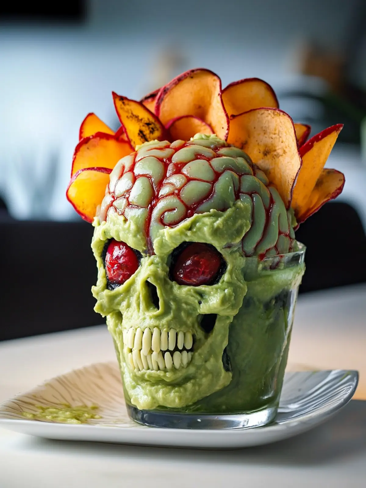 Zombie Brain Guacamole for a Spooky Halloween Feast 5 Zombie Brain Guacamole