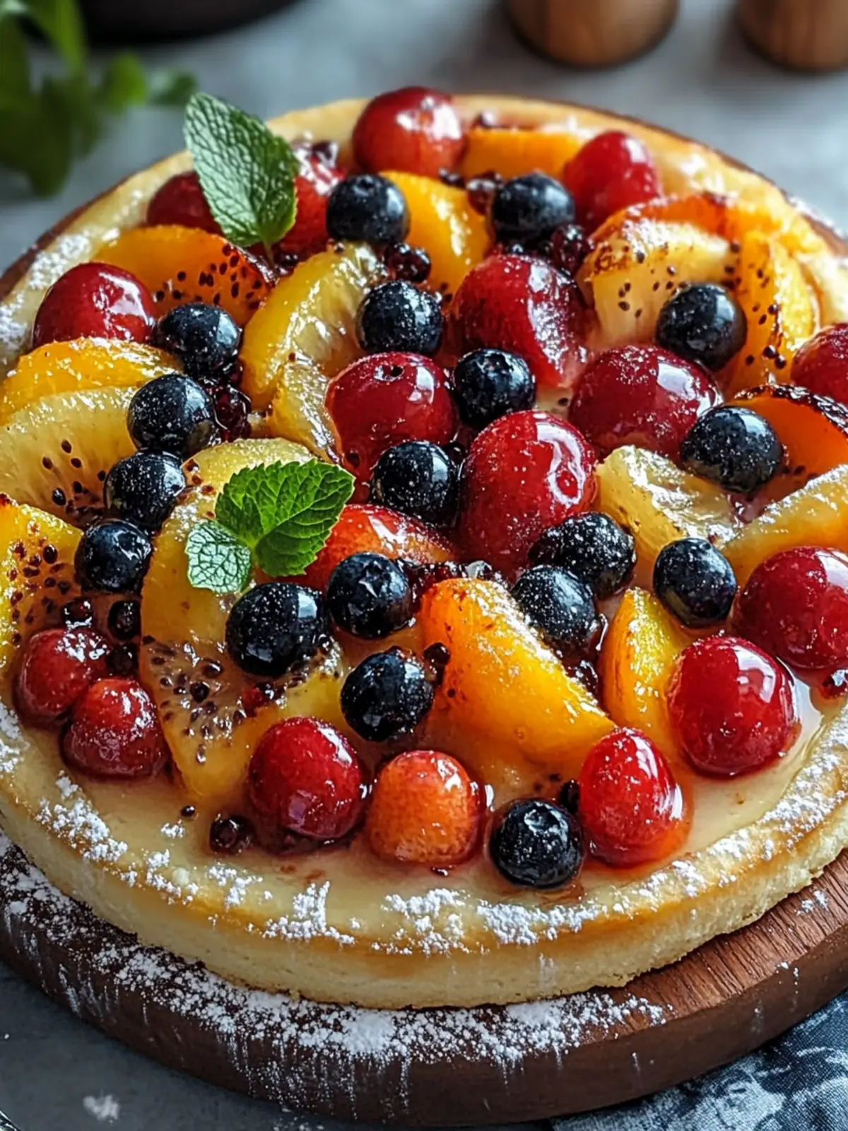 Fruity Bliss Roasted Fruit Pizza for a Sweet, Healthy Treat 3 Fruity Bliss Roasted Fruit Pizza